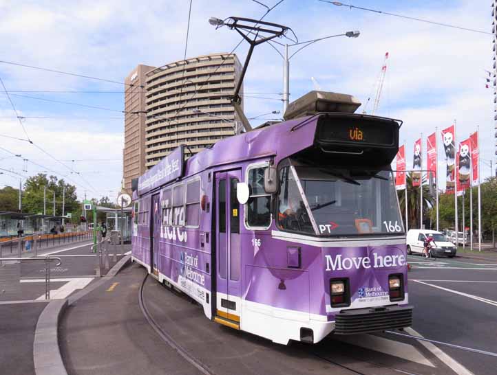 Yarra Trams Class Z3 Bank of Melbourne 166